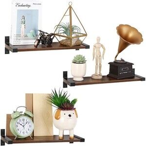 Floating Shelves, Set of 3 Wall Mount Rustic Hanging Shelves for Kitchen,Bedroom